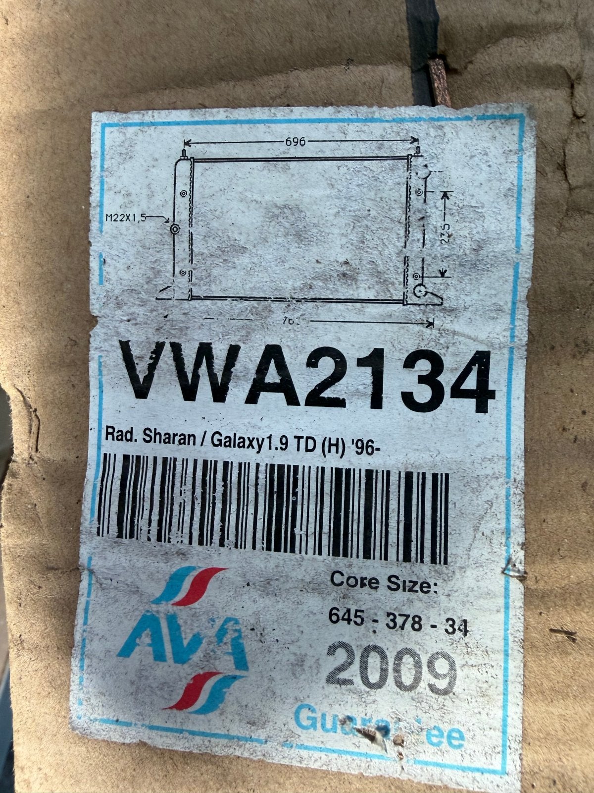 Nieuwe Radiateur Opel Zafira (VWA2134), Ophalen of Verzenden, Nieuw, Opel
