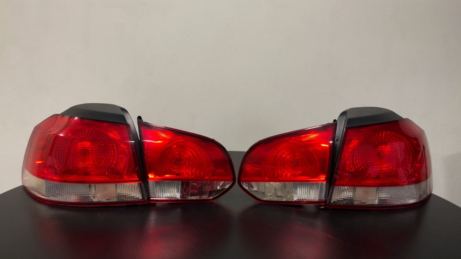 Originele VW Golf 6 achterlichten set – 4-delig, Auto-onderdelen, Verlichting, Ophalen of Verzenden, Gebruikt, Volkswagen