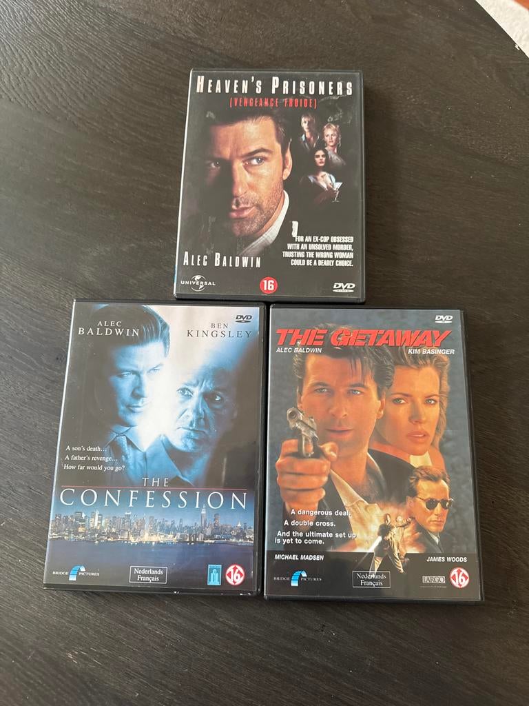 DVD's Alec Baldwin: Heaven's Prisoners, The Confession, The, Vanaf 16 jaar, Ophalen of Verzenden, Zo goed als nieuw