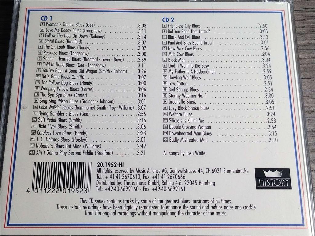 Bessie Smith/Josh White - I ain\'t got nobody [2 CD], Ophalen of Verzenden, Zo goed als nieuw, Jazz