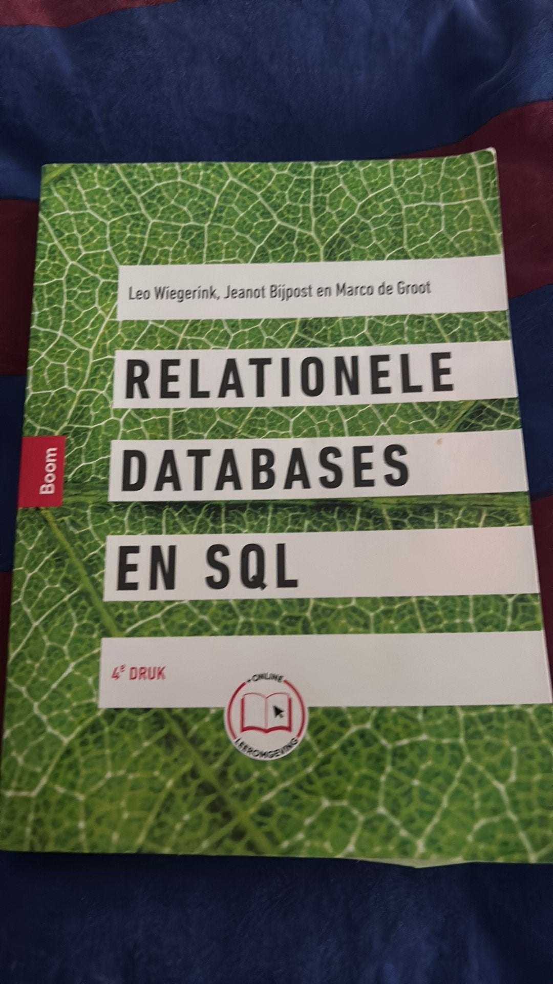 Leo Wiegerink - Relationele databases en SQL, Boeken, Ophalen of Verzenden, Zo goed als nieuw, Leo Wiegerink; Jeanot Bijpost; Marco de Groot