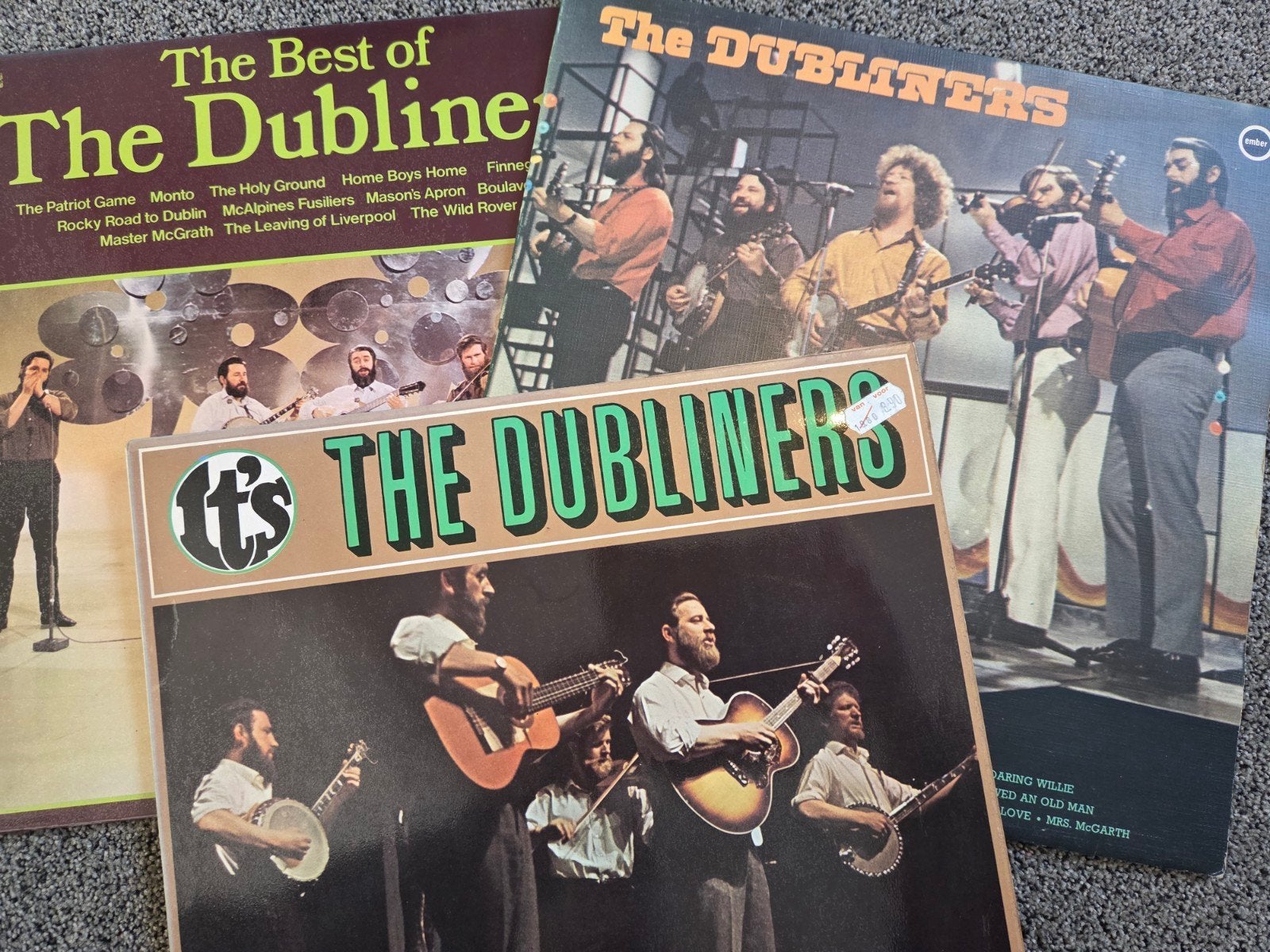 3x LP  The Dubliners, Cd's en Dvd's, Ophalen of Verzenden, Gebruikt, LP