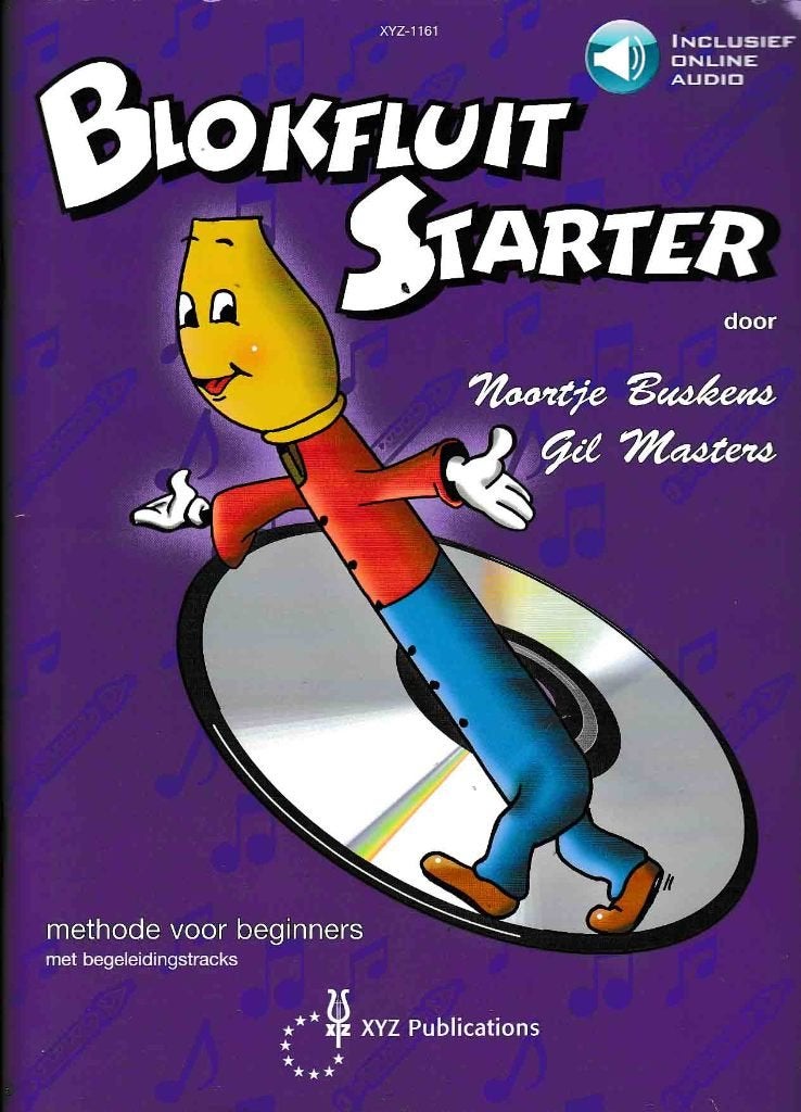 Blokfluit Starter deel 1 met Audio online ( 901 ), Muziek en Instrumenten, Bladmuziek, Gebruikt, Ophalen of Verzenden, Blokfluit
