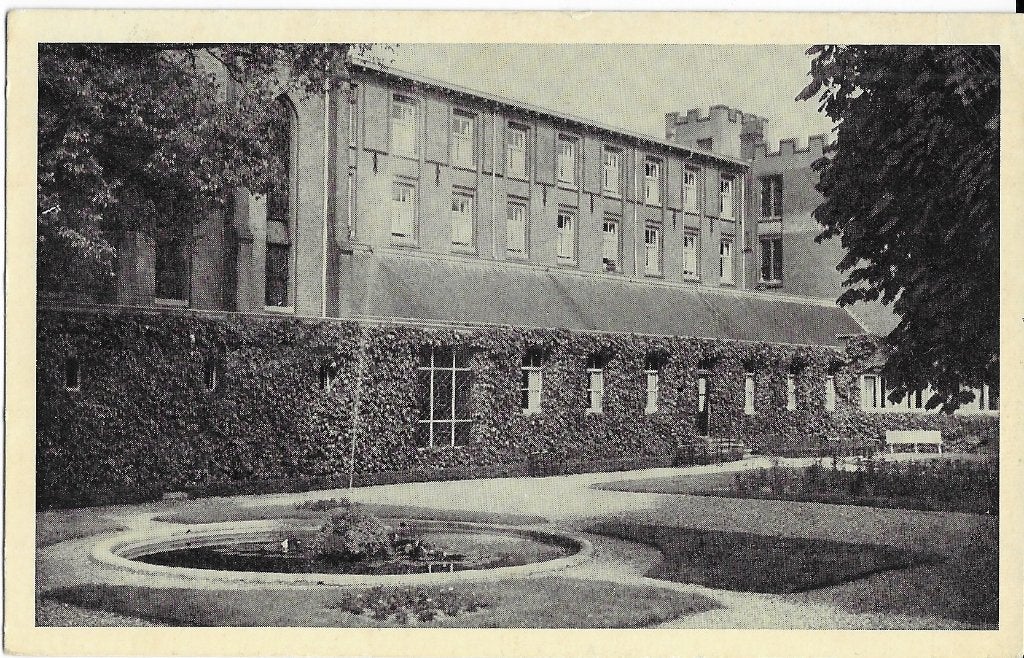 Noordwijkerhout, St. Clemens Retraitehuis, Achter, fontein, Verzenden, 1960 tot 1980, Gelopen, Zuid-Holland