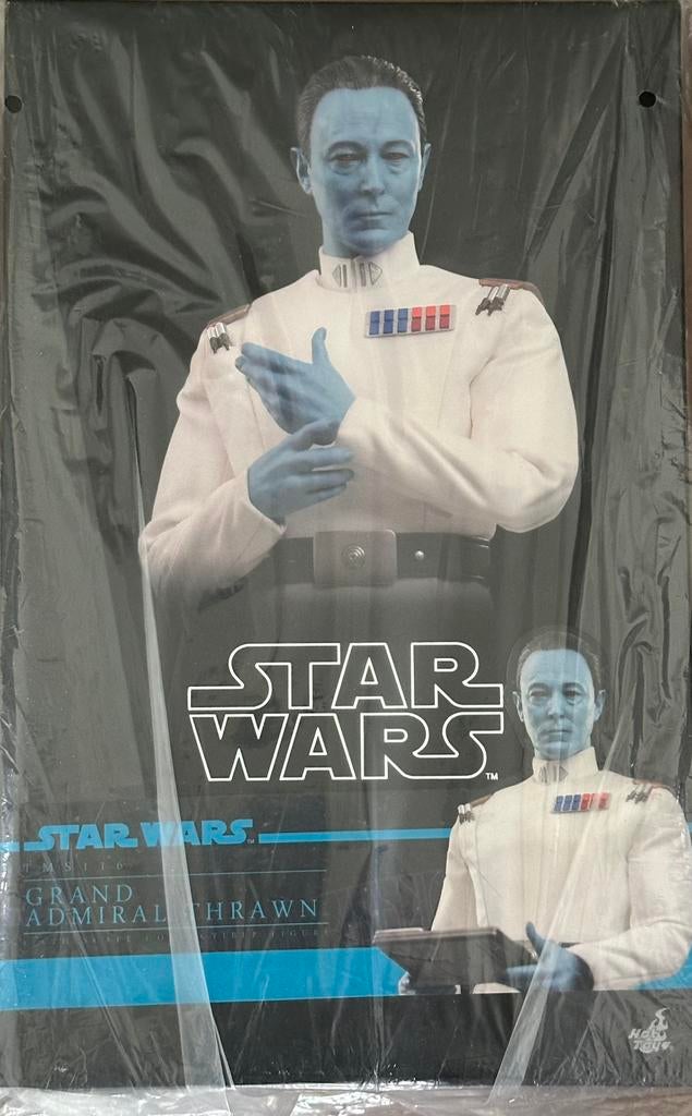 Hot Toys 1/6 Grand Admiral Thrawn TMS 116, Ophalen of Verzenden, Zo goed als nieuw, Actiefiguur of Pop