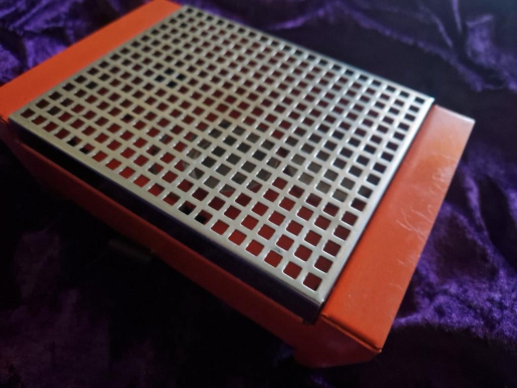 vintage brabantia rechauds - oranje, wit - warmhoudplaatjes, Ophalen, Brabantia, Oranje, Overige typen