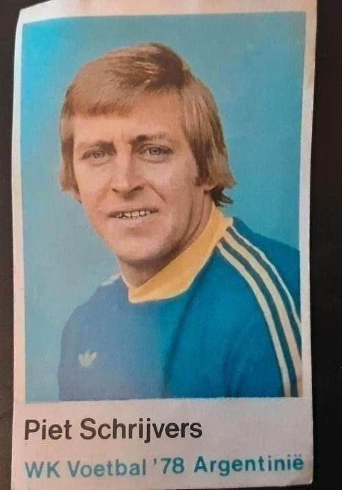 WK VOETBAL 78 Argentinië Piet Schrijvers, Verzamelen, Ophalen of Verzenden