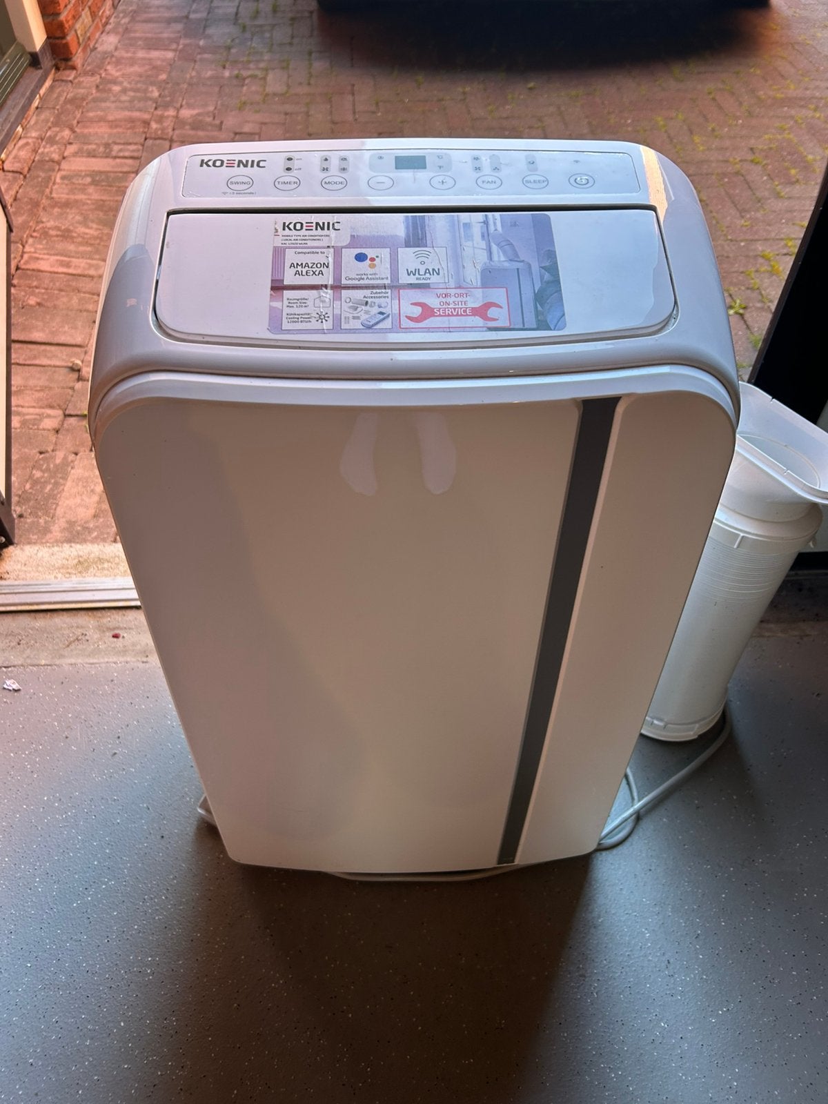 Koenic KAC 12020 airco, Ophalen, Minder dan 60 m³, 3 snelheden of meer, Zo goed als nieuw
