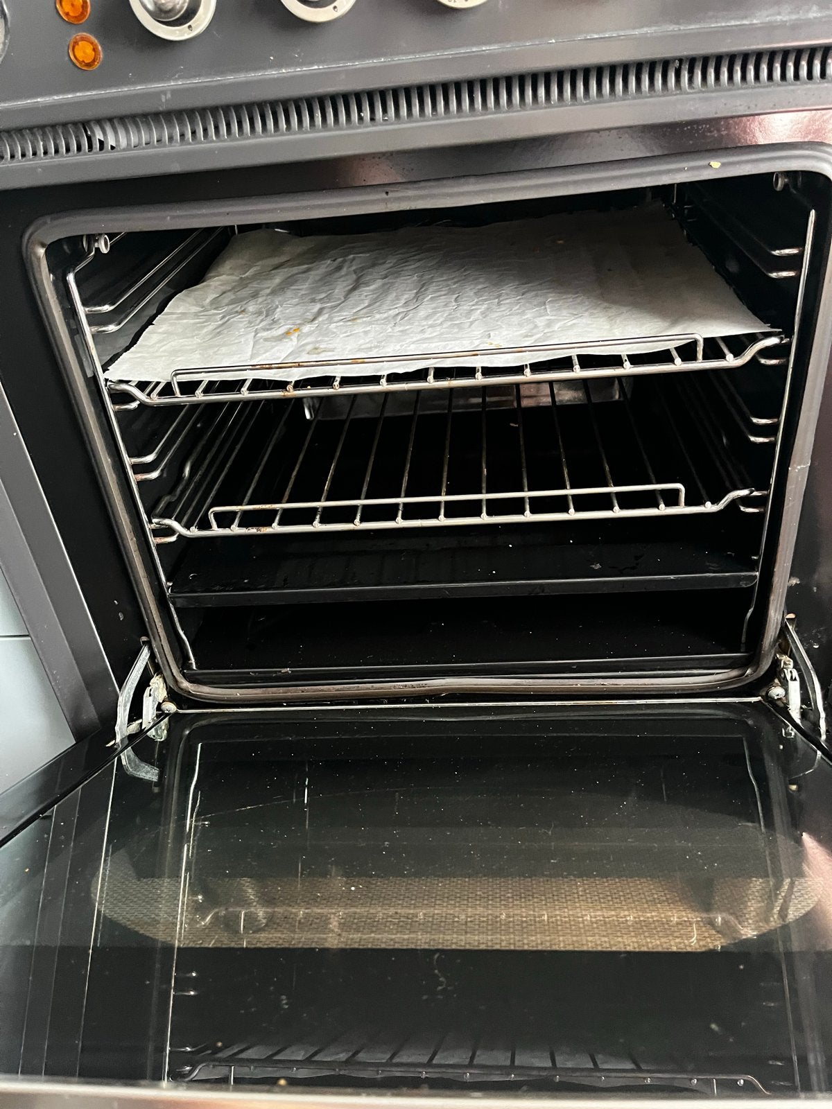 Boretti gasfornuis met defecte oven, Ophalen, 60 cm of meer, 4 kookzones, Gas