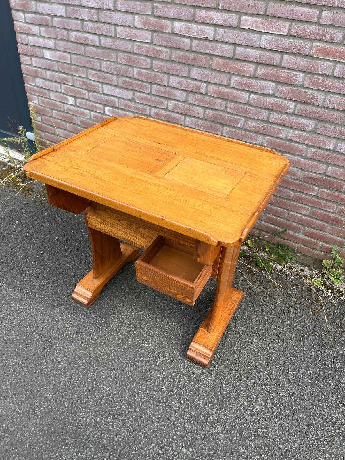 Klassieke Houten Boottafel - Compact en Praktisch, Ophalen, Gebruikt, Interieur en Kussens
