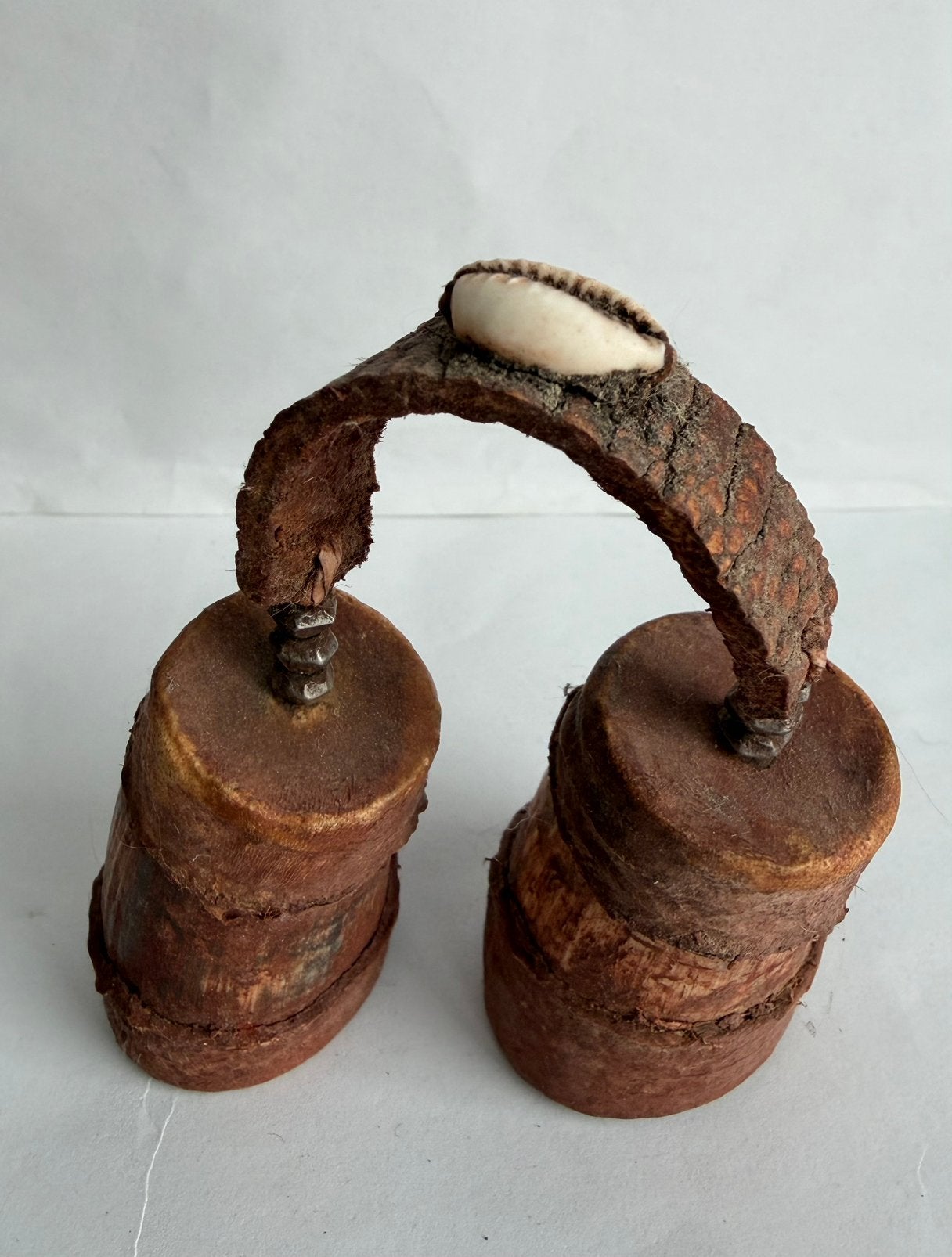 Authentiek Himba Otjize Oker Potje Namibië - Tribal Art, Antiek en Kunst, Bruin, Afrika, Handgemaakt, Ophalen of Verzenden