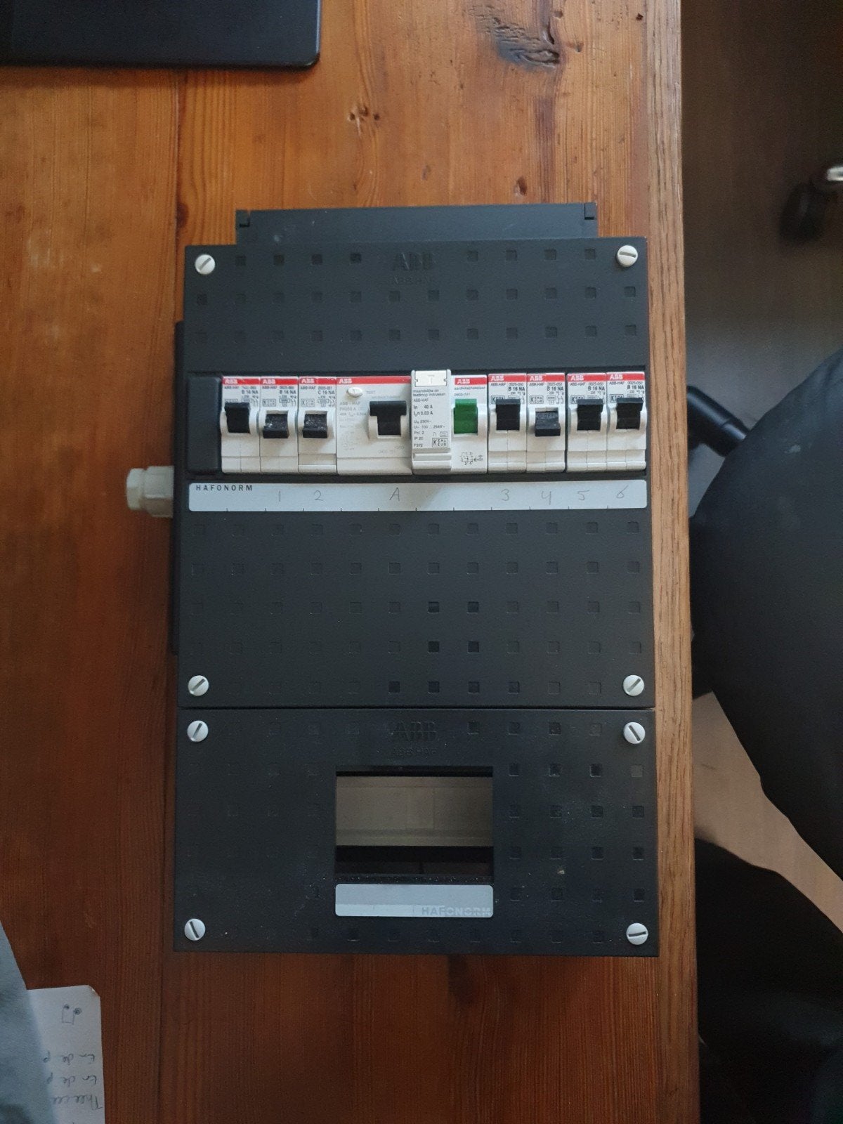 ABB groepenkast 1-fase, 7 groepen, Ophalen of Verzenden, Gebruikt, ABB, Groepenkast