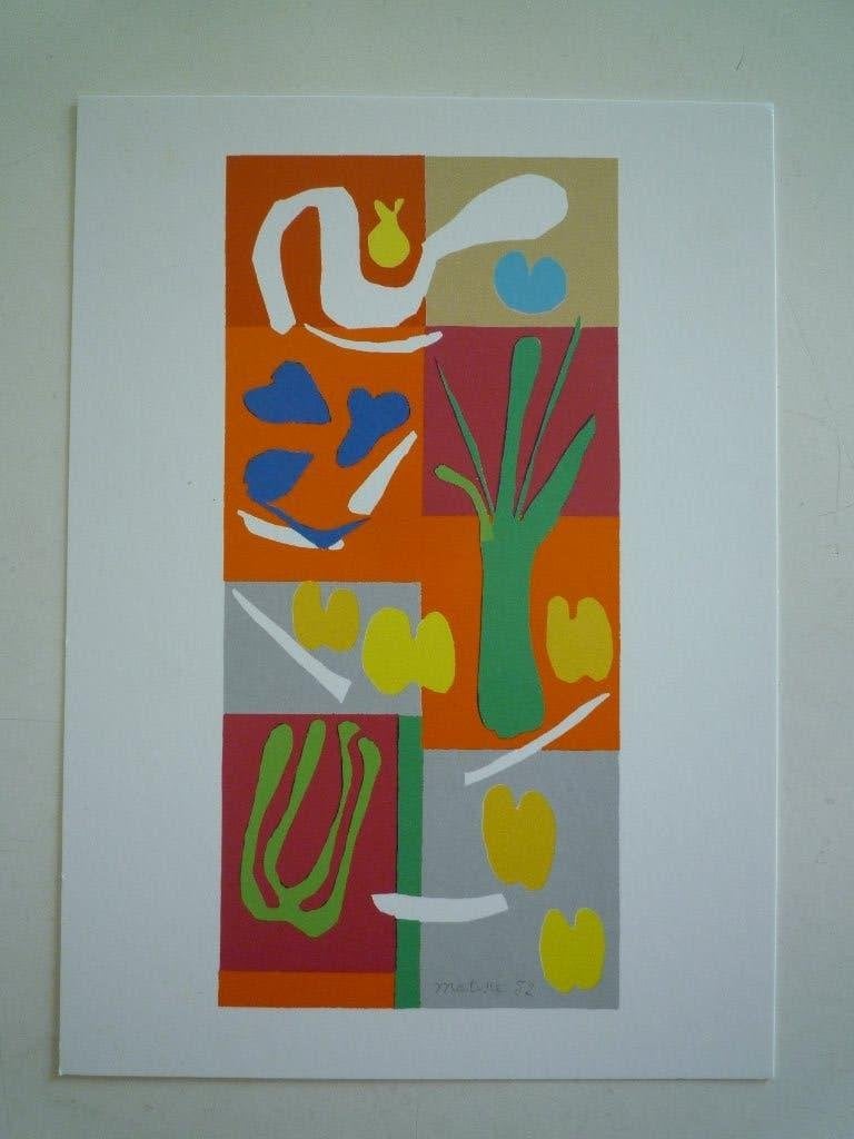 Kunstkaart Vegetaux Henri Matisse, Verzenden, Voor 1920, Sterren en Beroemdheden