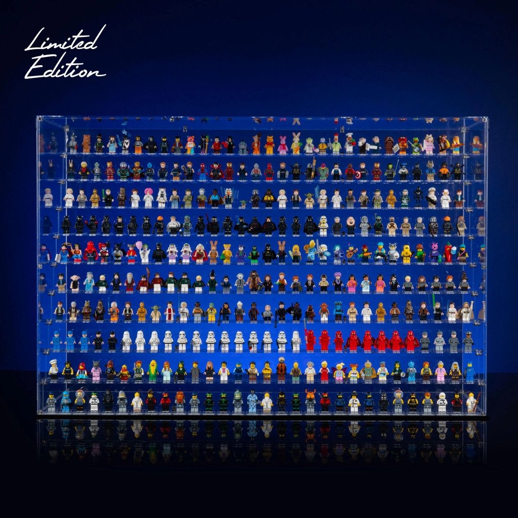 Limited Edition Wicked Brick vitrine voor 300 minifiguren, Ophalen, Zo goed als nieuw, Overige typen