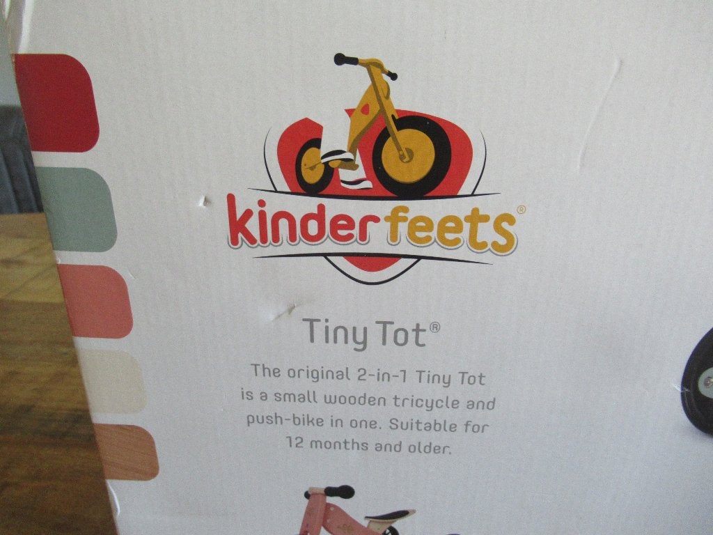 NIEUW Houten Kinderfeets Tiny Tot 2-in 1 Fiets loopfiets, Ophalen of Verzenden, Nieuw, Loopfiets