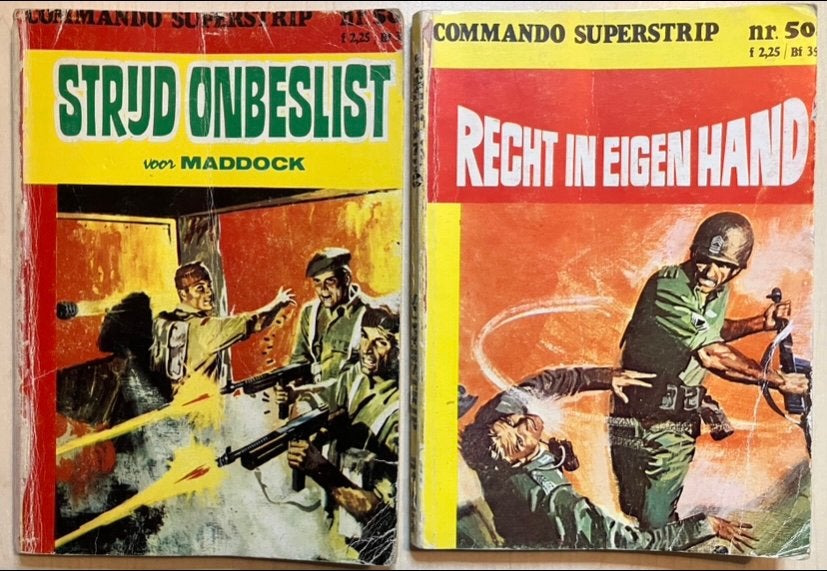 2 Commando Superstrip: Strijd Onbeslist..+ Recht in Eigen…, Ophalen of Verzenden, Algemeen, Tweede Wereldoorlog, Gelezen