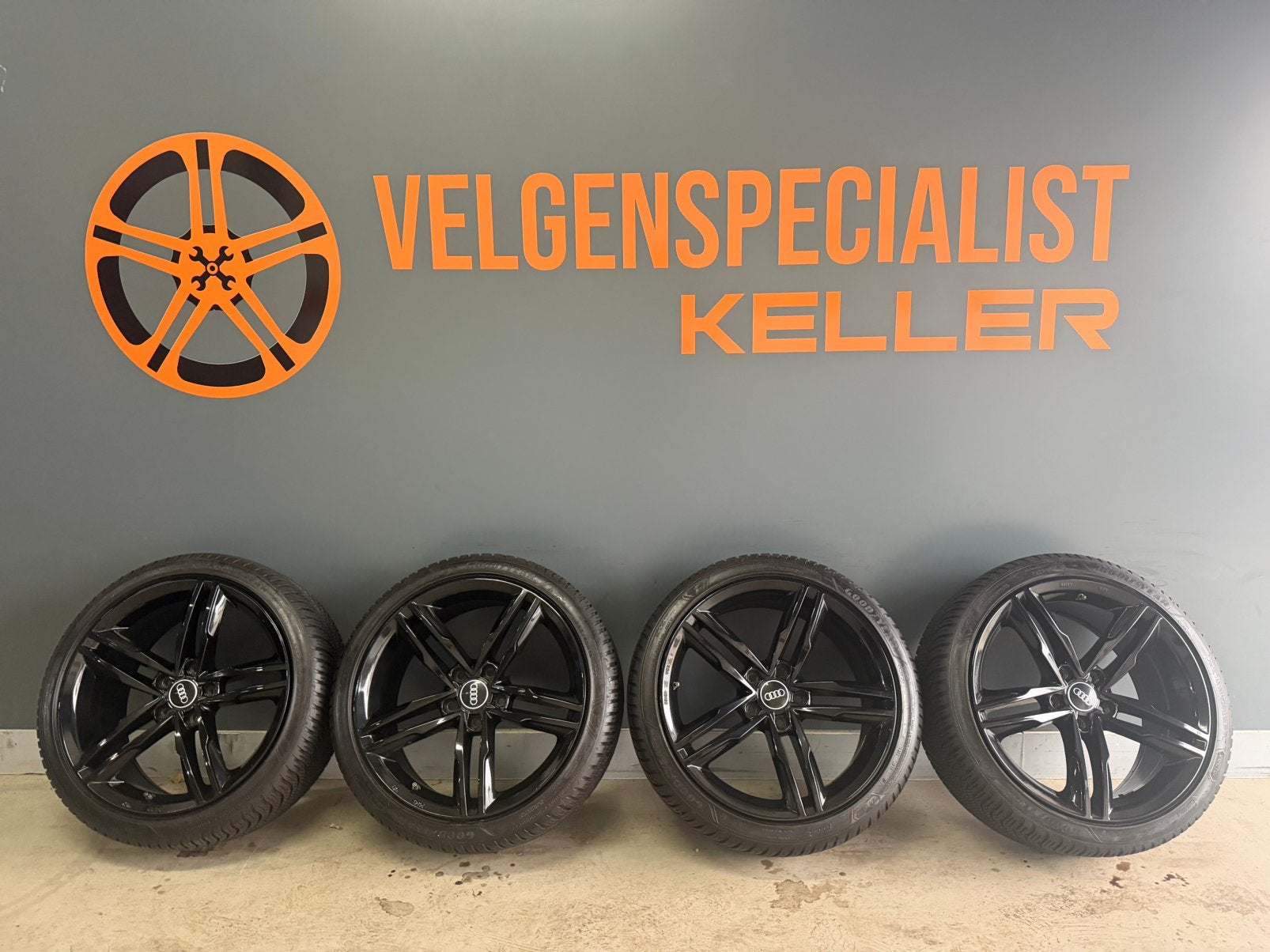 Audi A3 velgen 18 inch 5x112 225/40/18 Allseason zgan set, Ophalen of Verzenden, 18 inch, All Season, Banden en Velgen