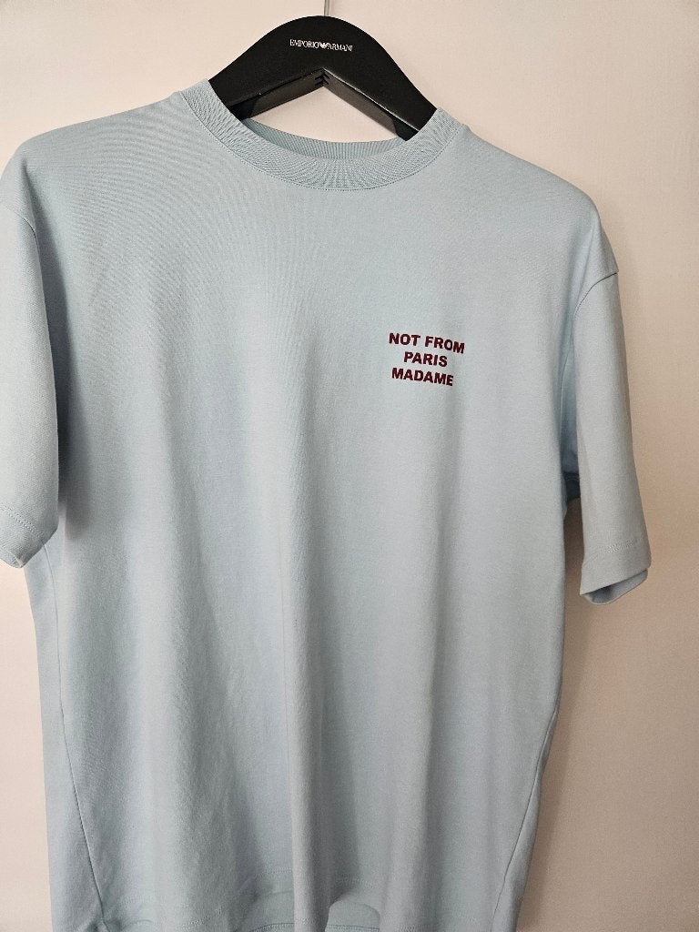 Drole de monsieur t shirt maat S nieuw licht blauw, Blauw, Nieuw, Ophalen of Verzenden, Drole de monsieur