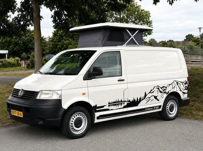 NEW! Camper Volkswagen Transporter T5 1.9 TDI Weg is Weg!, Airbags, Koelkast, Volkswagen, Tot en met 2