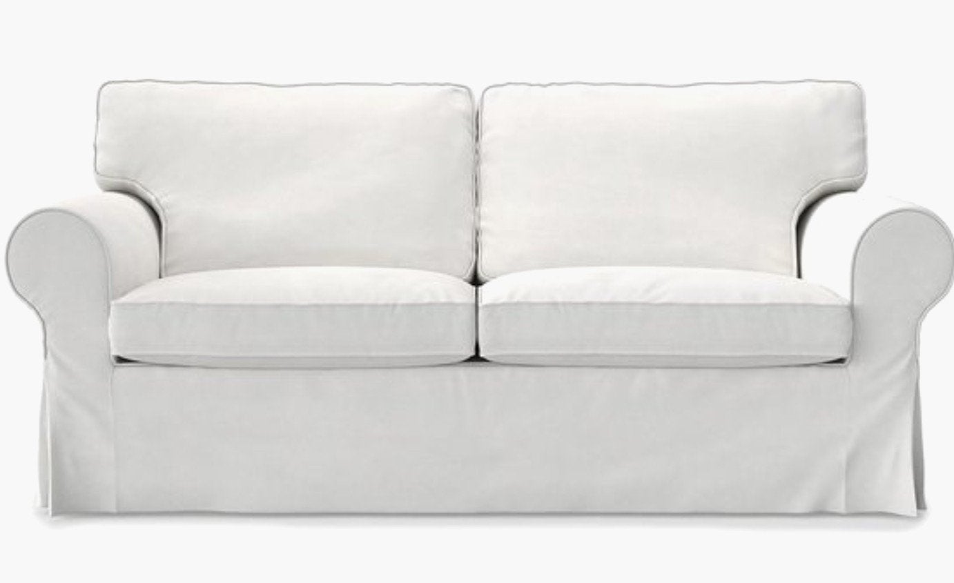 Nieuwe witte hoes IKEA Ektorp 2 persoons, Wit, Nieuw, Tweepersoons, 140 cm