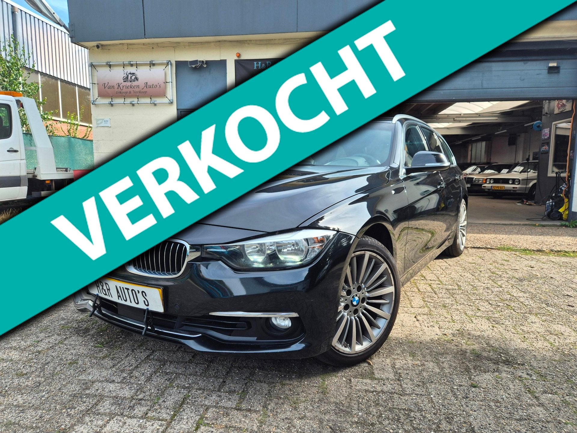 BMW 3-serie Touring 330d xDrive M Sport, schitterende goede, Automaat, Dealer onderhouden, Euro 6, Zwart