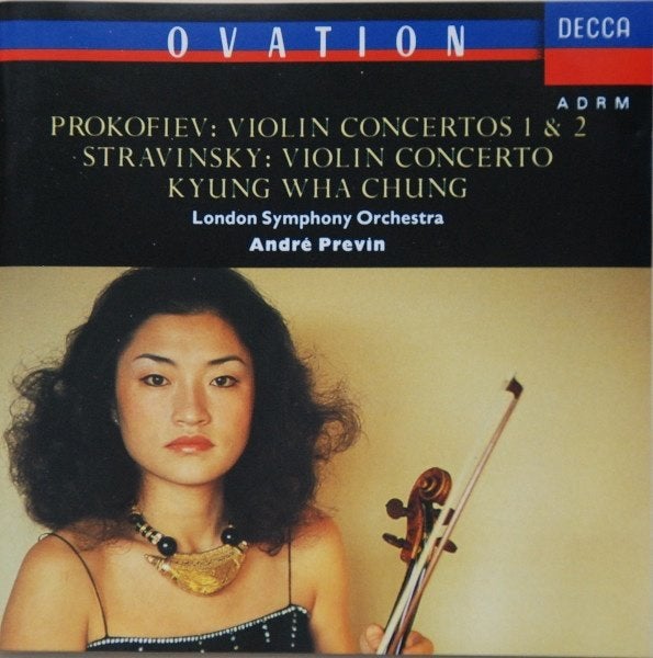 PROKOFIEV Violin concertos 1 & 2 CD CHUNG PREVIN DECCA ZGAN, Cd's en Dvd's, Cd's | Klassiek, Ophalen of Verzenden, Modernisme tot heden