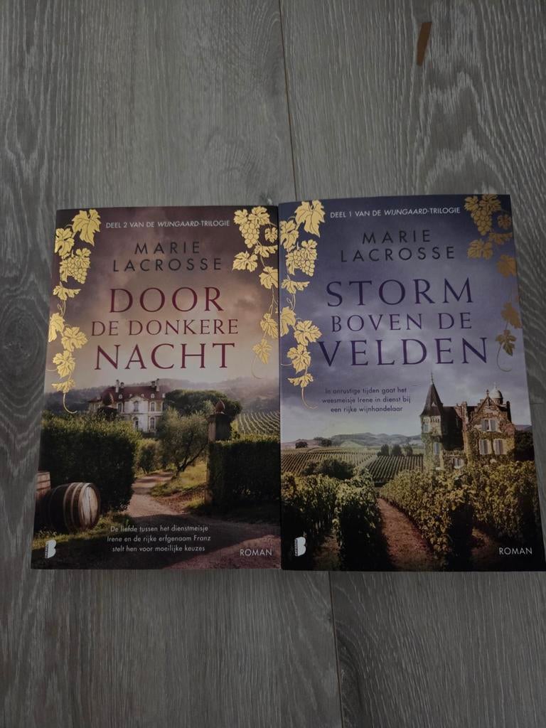 Marie Lacrosse - Deel 1 + 2 / Wijngaard trilogie, Boeken, Romans, Ophalen of Verzenden, Zo goed als nieuw