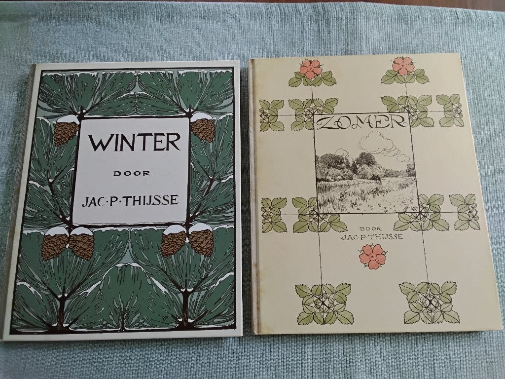 Plaatjesalbums Zomer en Winter door Jac.P.Thijsse, pst €7,50, Ophalen of Verzenden, Gelezen, Plaatjesalbum
