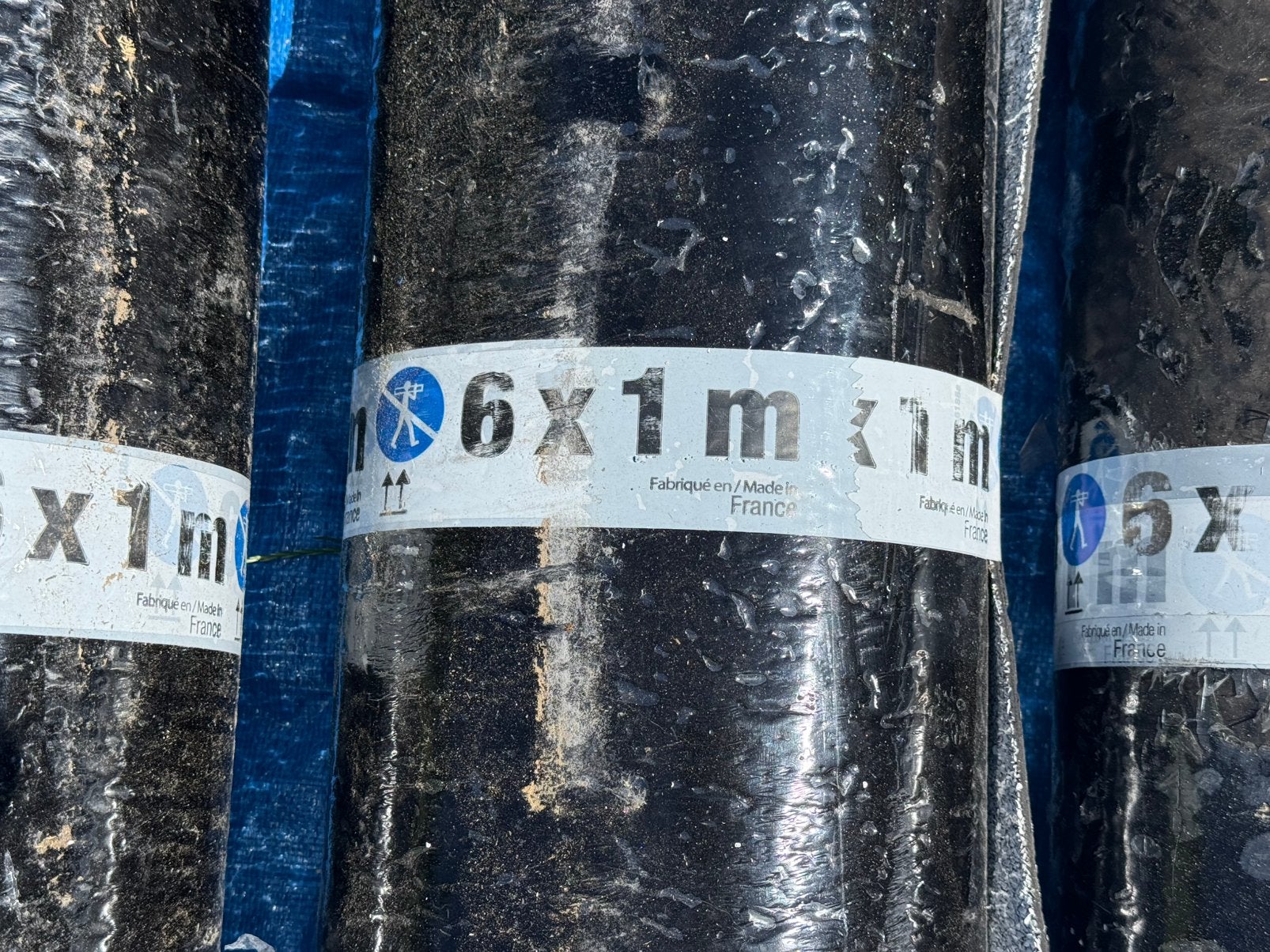 Nieuw Dakleer bitumen platdak afdak tuinhuis, Overige materialen, Soprema, Zwart, Nieuw
