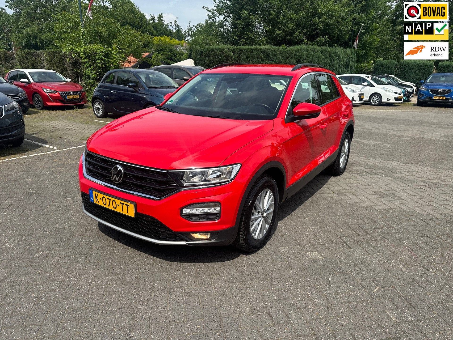 Volkswagen T-Roc 1.0 TSI Style , navigatie , pdc voor en ach, Auto's, Volkswagen, Voorwielaandrijving, Gebruikt, Euro 6, 1194 kg