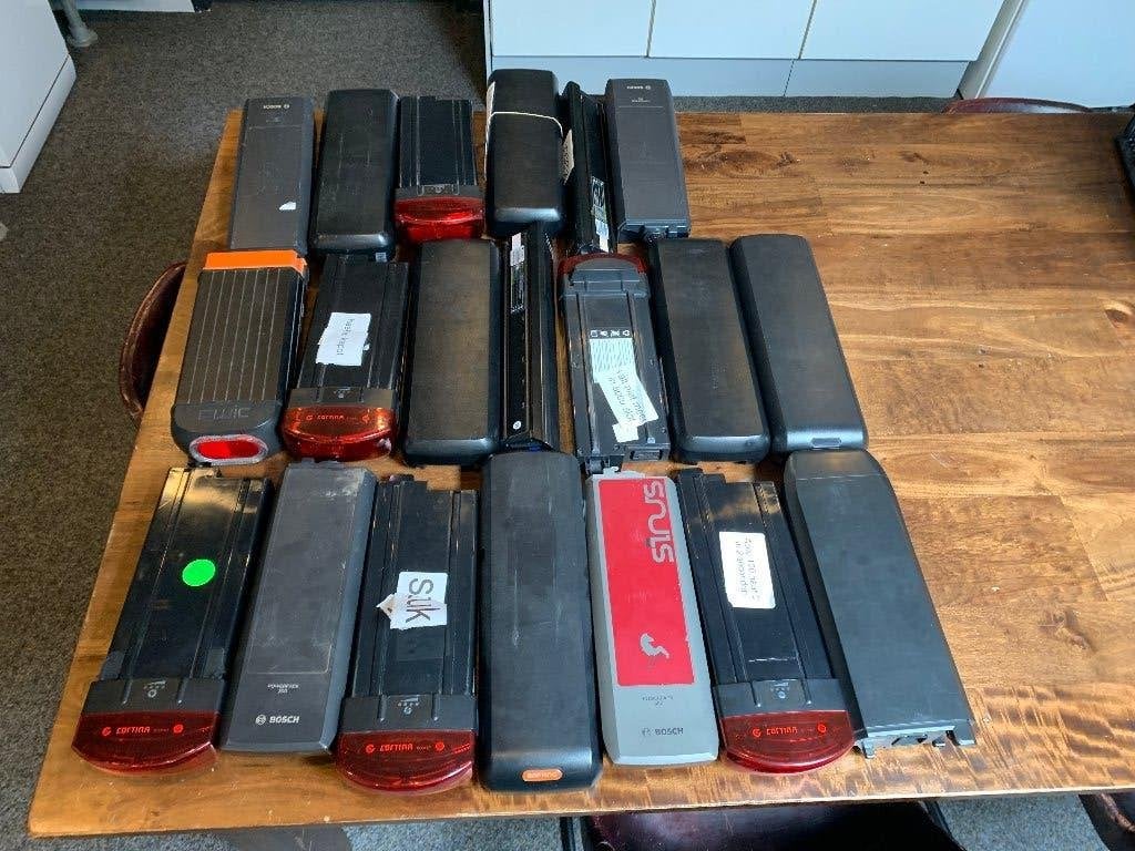 Defecte ebike accu's 20 stuks, Gebruikt