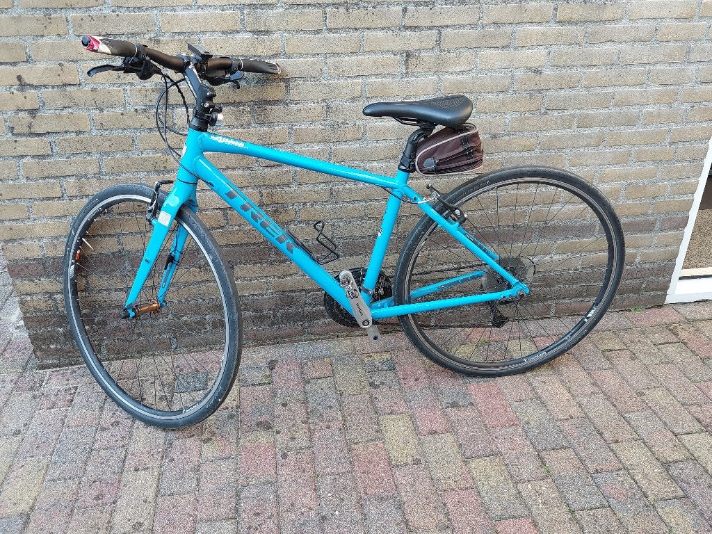 Trek FX 7.4 hybride/fitness fiets, Fietsen en Brommers, Gebruikt, Velgrem, Minder dan 49 cm, Meer dan 20 versnellingen