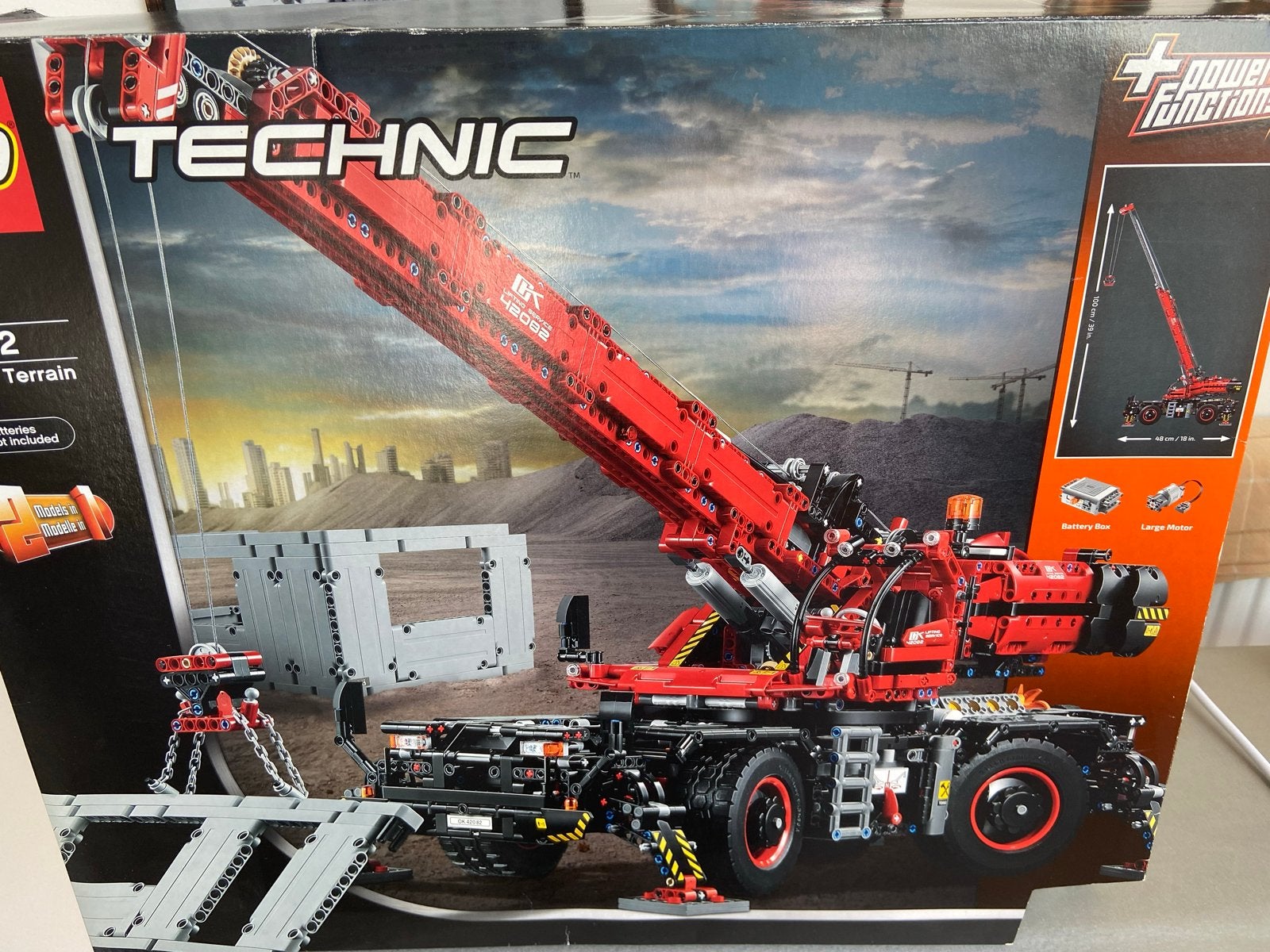 LEGO Technic 42082 Kraan - Ruw Terrein Kraan, Ophalen of Verzenden, Zo goed als nieuw