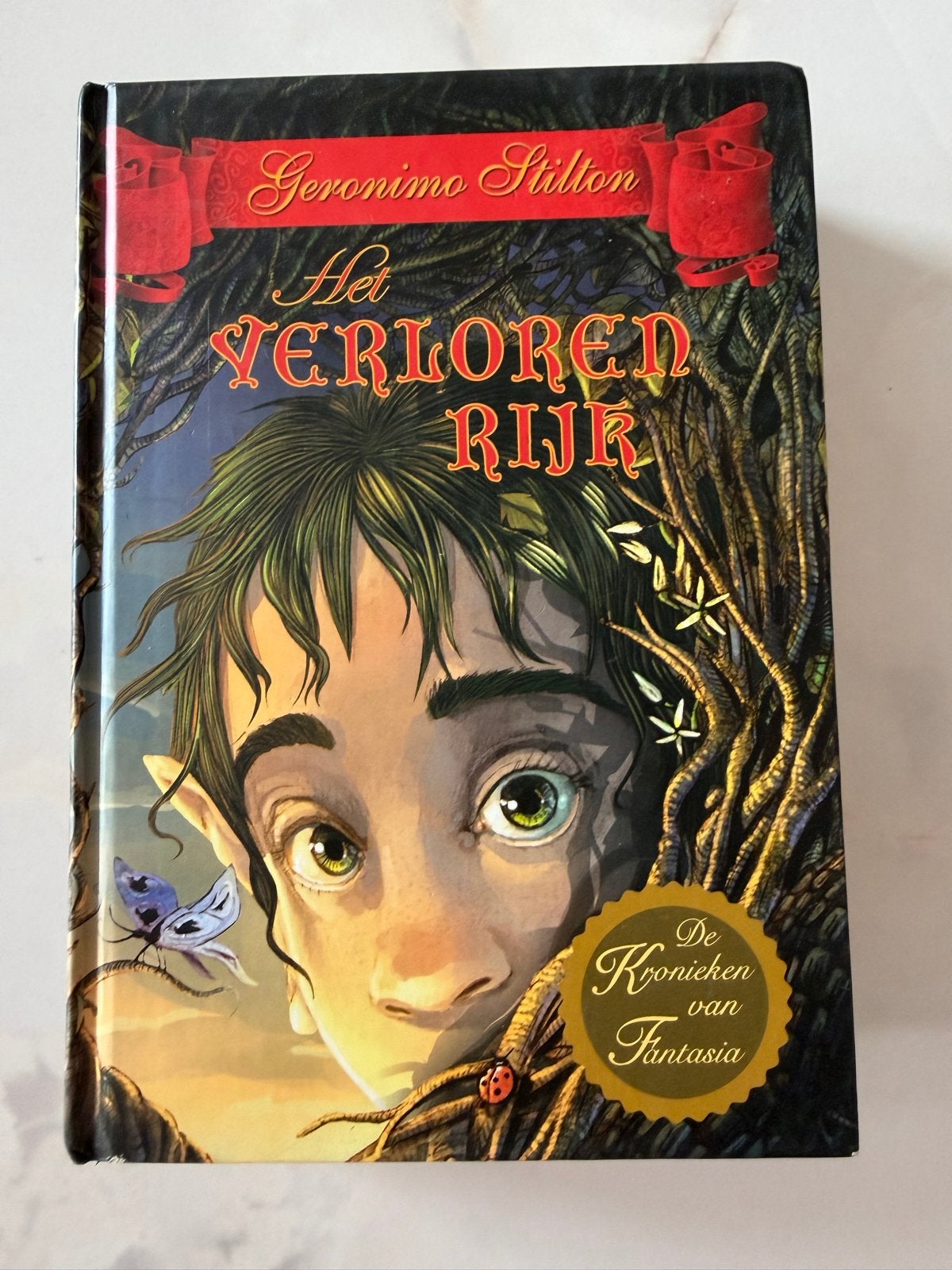 Geronimo Stilton: Het Verloren Rijk (De Kronieken van Fantas, Ophalen of Verzenden, Zo goed als nieuw, Fictie