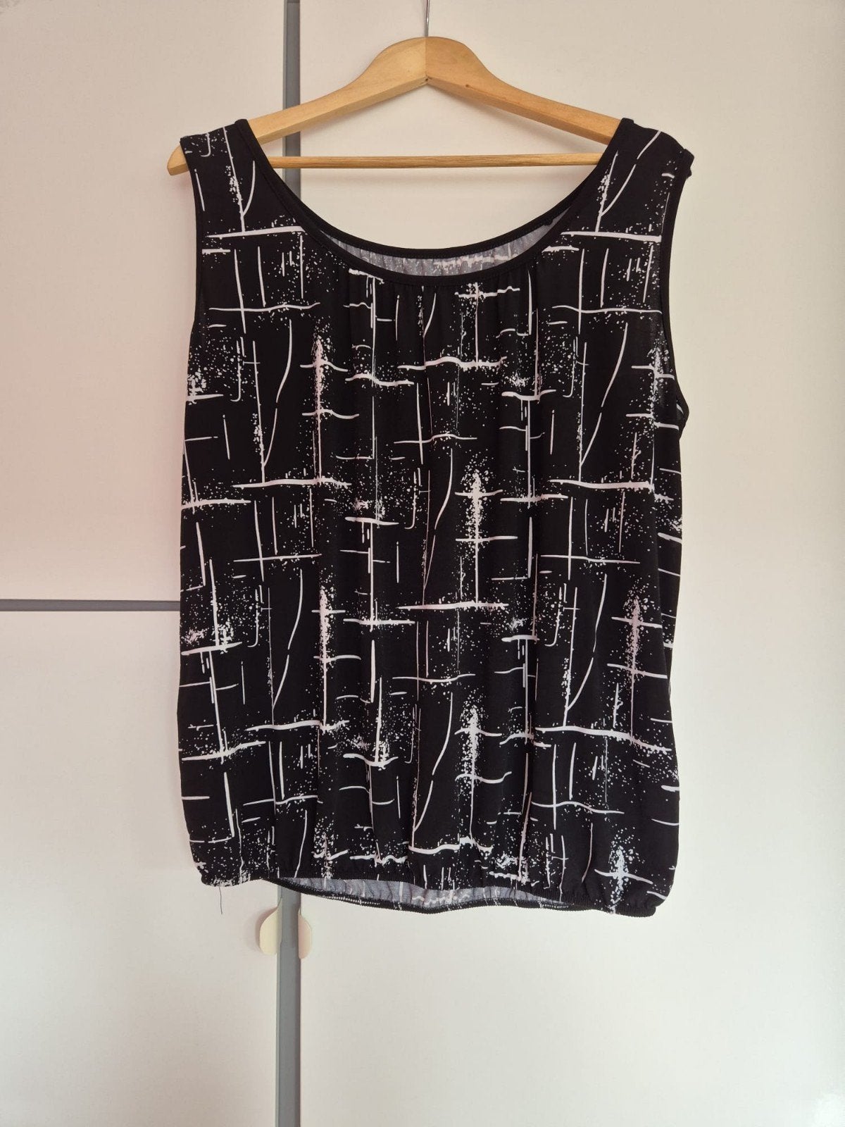 mouwloze t-shirt mt XL, Ophalen, Zo goed als nieuw, Zwart