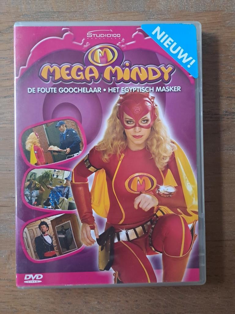 Dvd,Mega Mindy  - De Foute Goochelaar & Het Egyptisch Masker, Cd's en Dvd's, Dvd's | Kinderen en Jeugd, Zo goed als nieuw, Tv fictie
