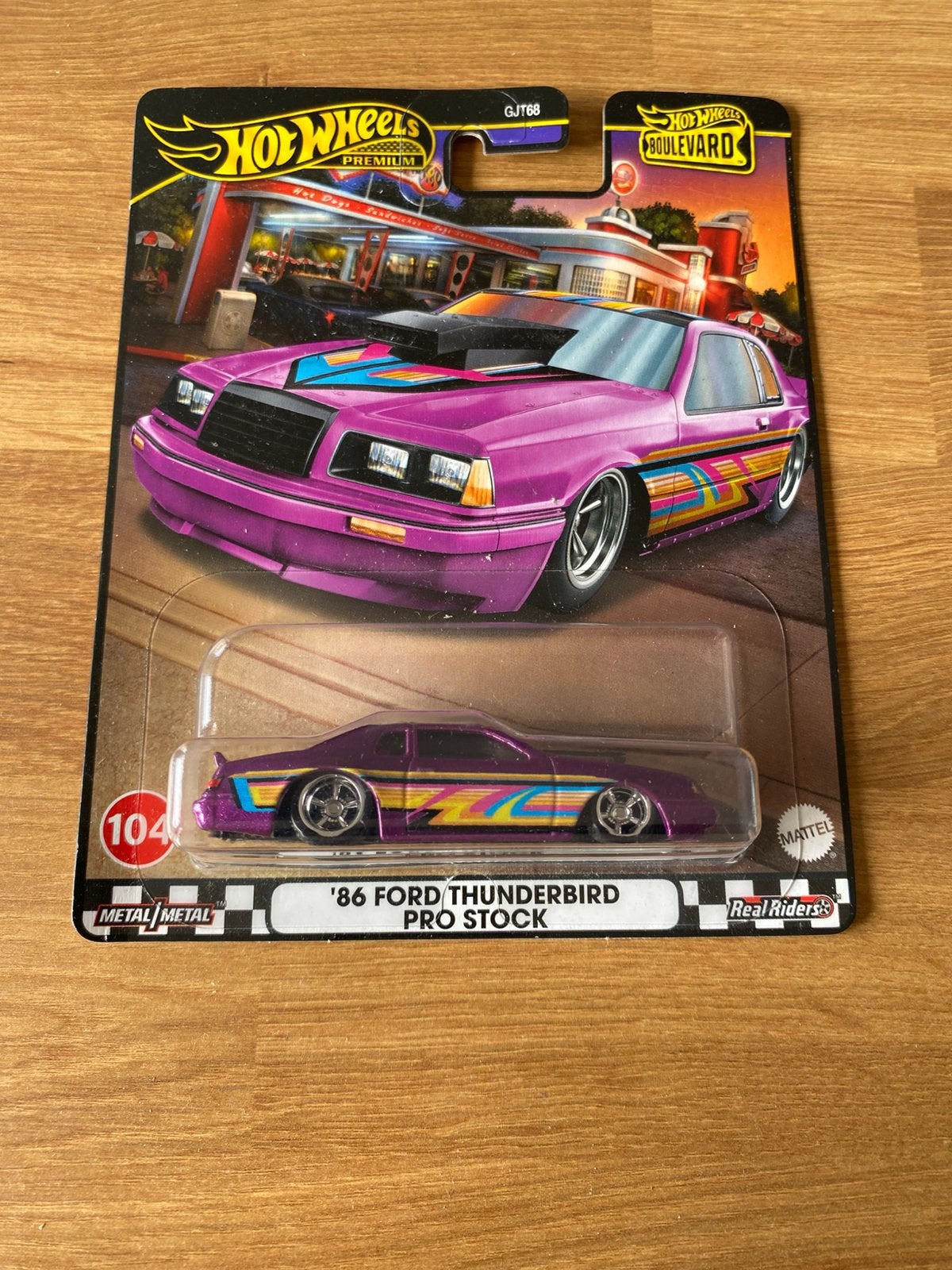 Hot wheels ford thunderbird prostock, Auto, Mattel, Mattel, Ophalen of Verzenden