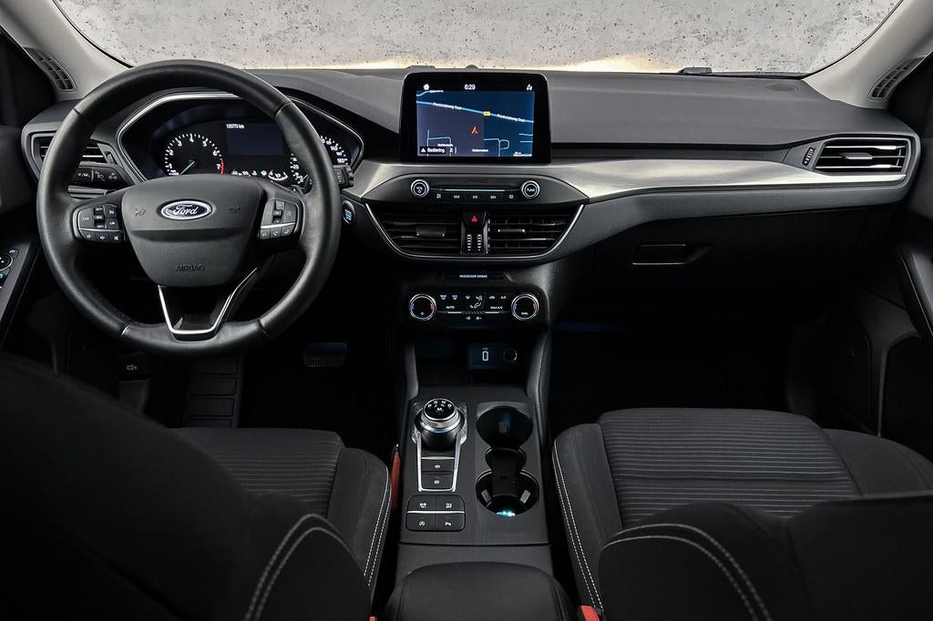 Ford Focus 1.0 EcoBoost Titanium Automaat | Navigatie | Appl, Stof, Gebruikt, Euro 6, Wit