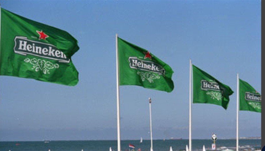 Heinekenvlag vlag Heineken, Ophalen of Verzenden, Nieuw