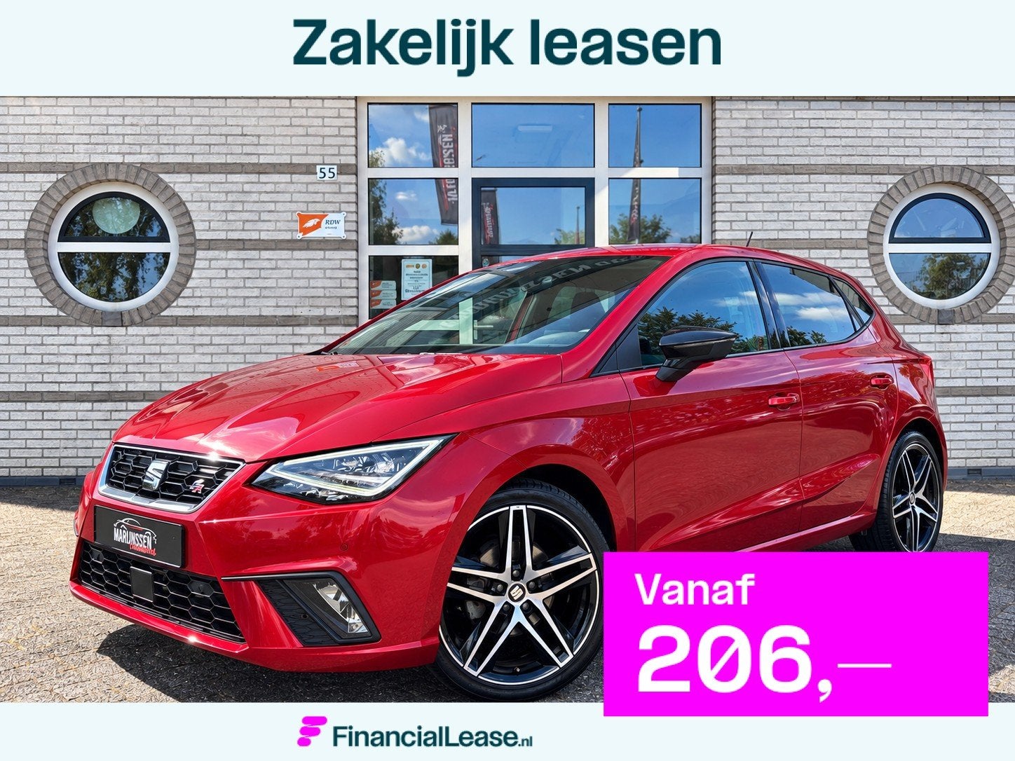 Seat Ibiza 1.0 TSI FR Business |VirtDash|BeatsAudio|Cam|PDC|, Voorwielaandrijving, Stof, 95 pk, Ibiza
