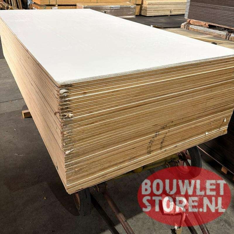 Multiplex 15 mm hardhout wit gegrond interieur lichtgewicht, Niet ingevuld, Multiplex, Minder dan 20 mm, Niet ingevuld