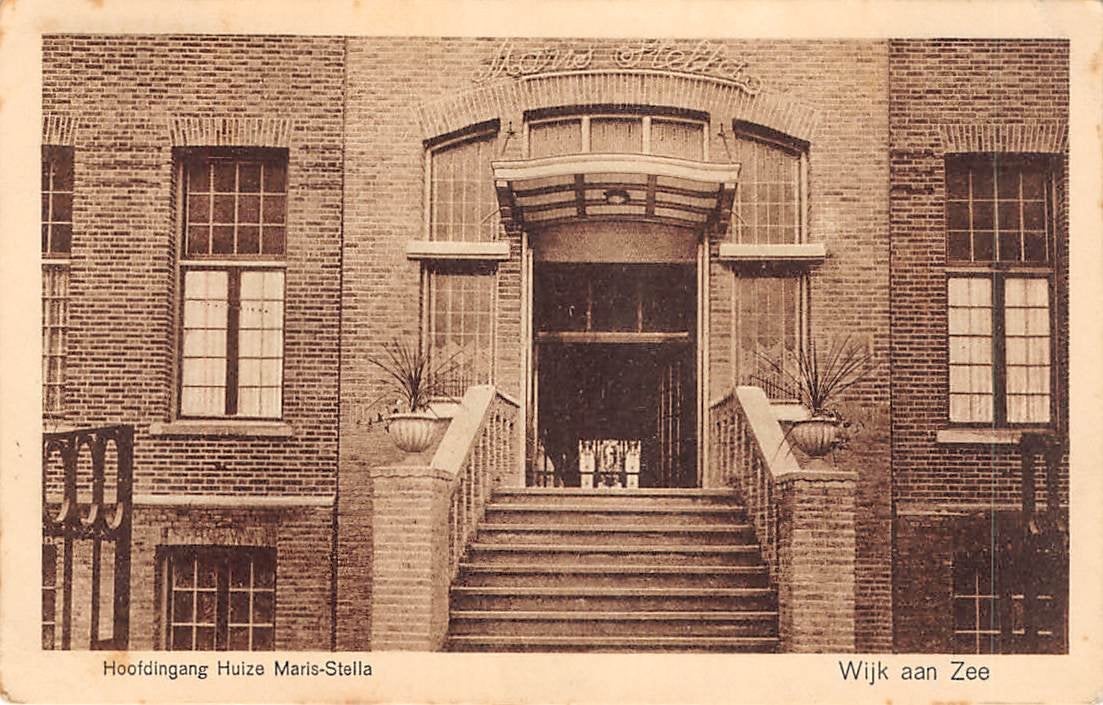 Wijk aan Zee Huize Maris-Stella Te huis voor kinderen, Ophalen of Verzenden, 1920 tot 1940, Gelopen, Noord-Holland