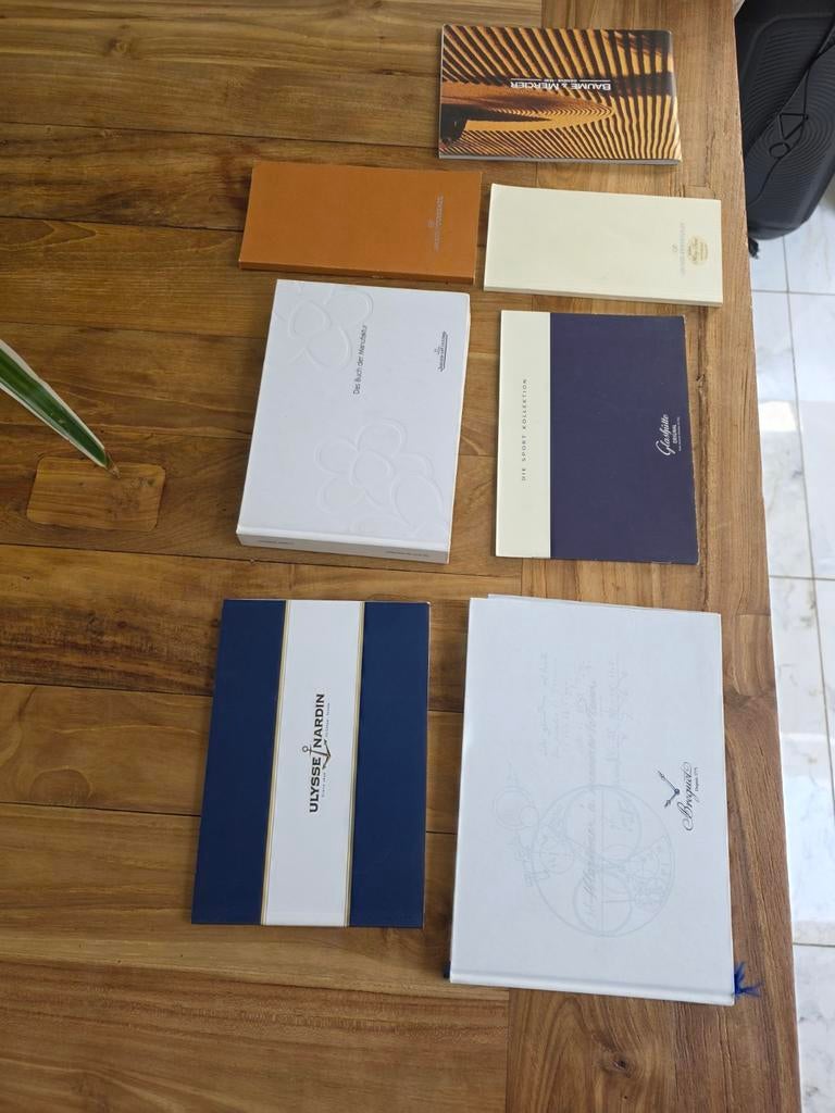 Luxe horlogeboeken: Ulysse Nardin, Breguet, Jaeger-LeCoultre, Ophalen of Verzenden, Zo goed als nieuw, Overige onderwerpen, Diverse