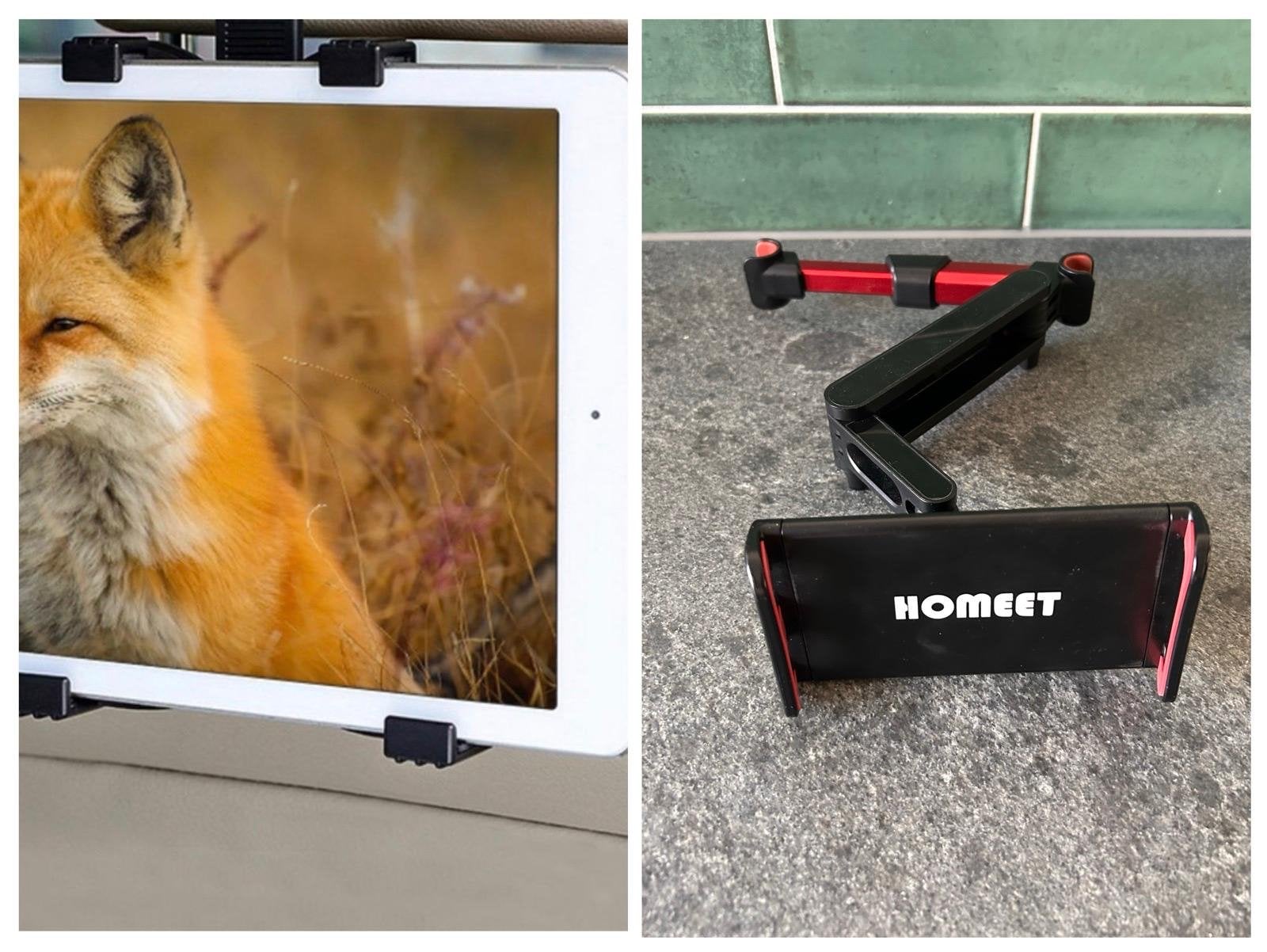 Homet Tablet Houder Auto Hoofdsteun - Universeel, Auto diversen, Ophalen, Zo goed als nieuw