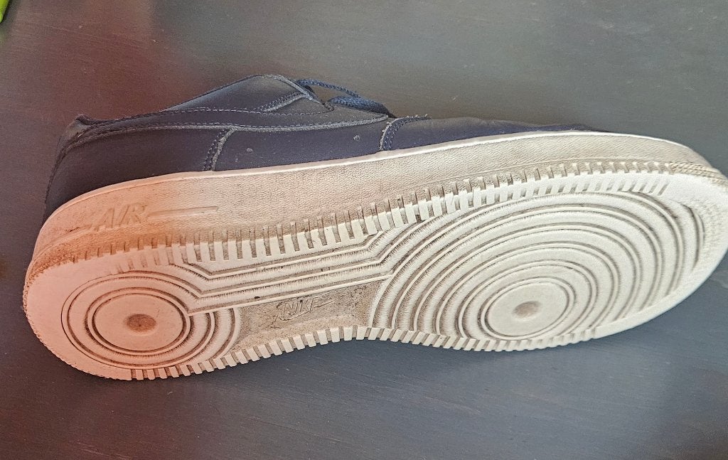Nike Air Force 1 Low donkerblauw - maat 44.5, Blauw, Nike, Ophalen of Verzenden, Sneakers of Gympen