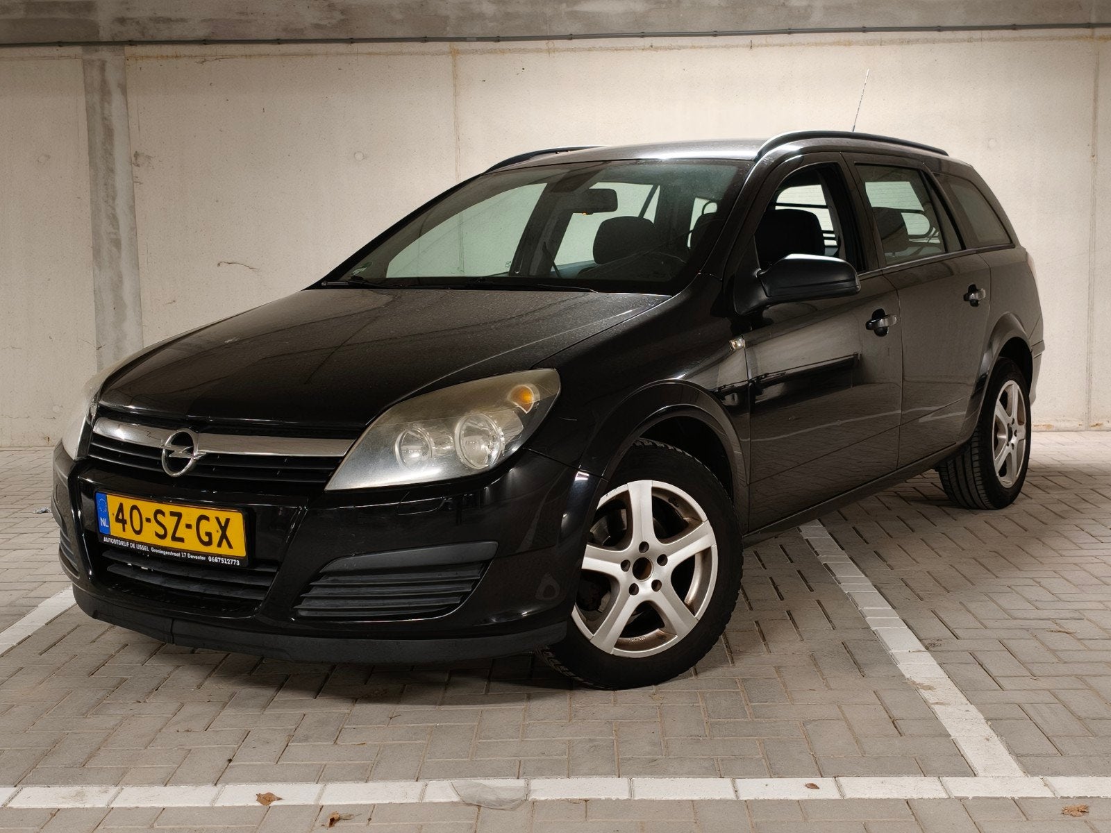 Opel Astra 1.4 16V St.wgn. 2006 Zwart, Voorwielaandrijving, 4 cilinders, Zwart, Origineel Nederlands