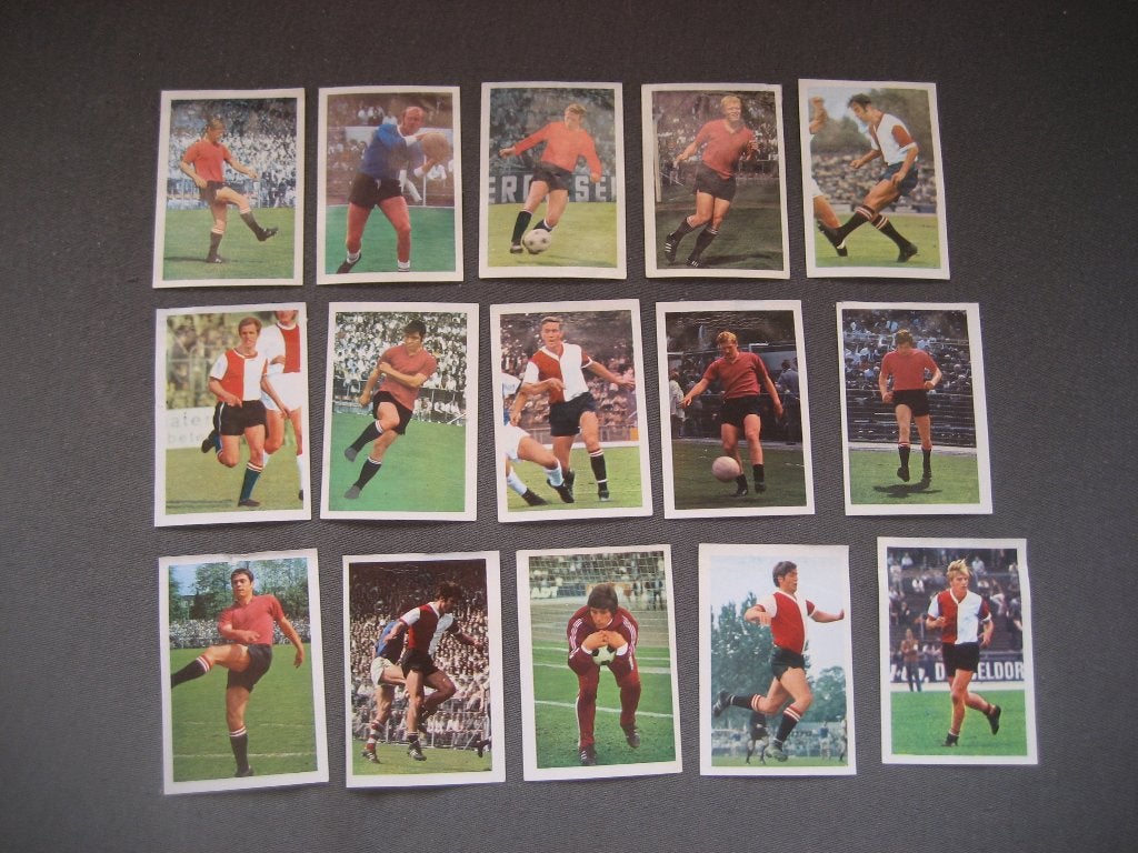 oude feyenoord plaatjes, Ophalen of Verzenden, Gebruikt, Meerdere plaatjes