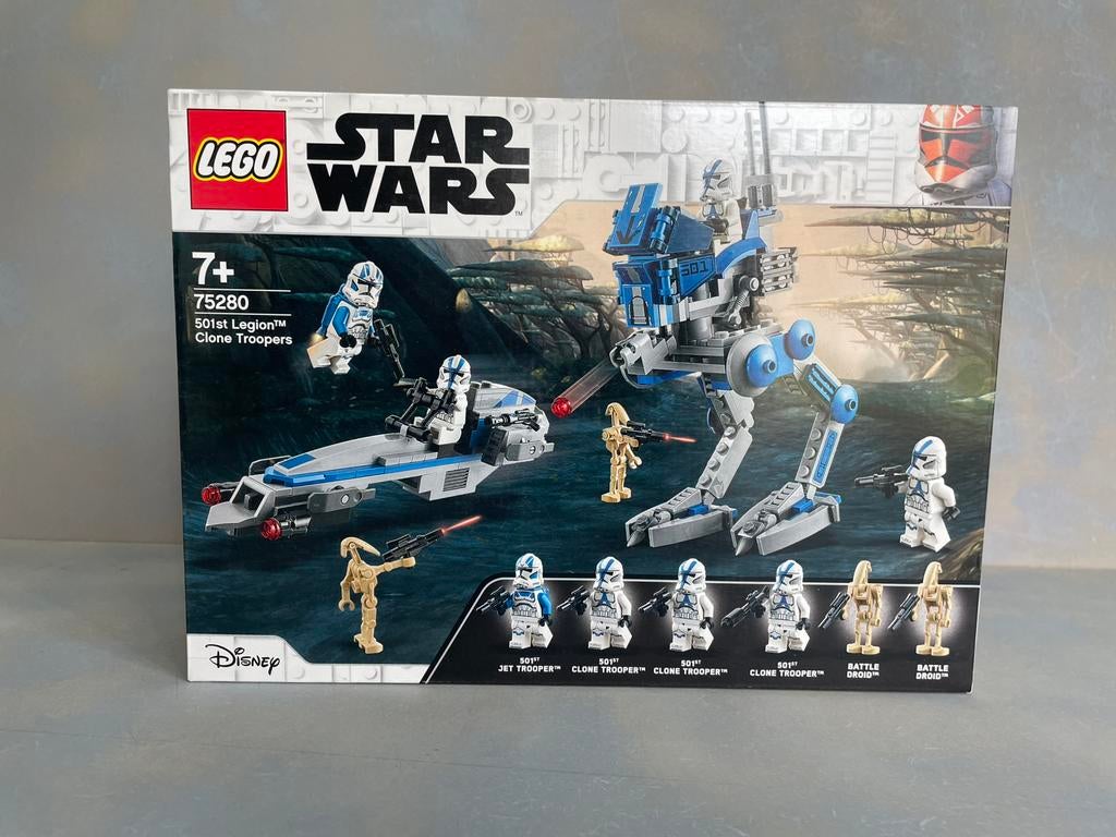Lego 75280 Star Wars 501st Legion Clone Troopers, Ophalen of Verzenden, Nieuw, Complete set, Lego