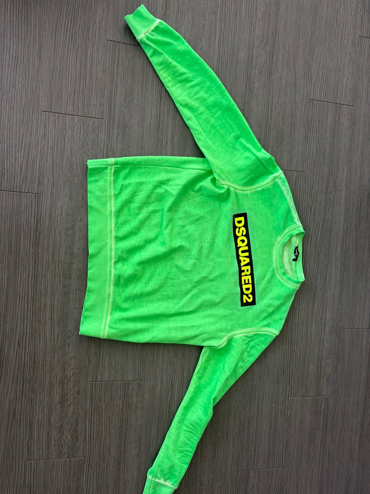 Dsquared2 Zomerse Trui Maat S - Neon Groen, Ophalen of Verzenden, Zo goed als nieuw, Groen