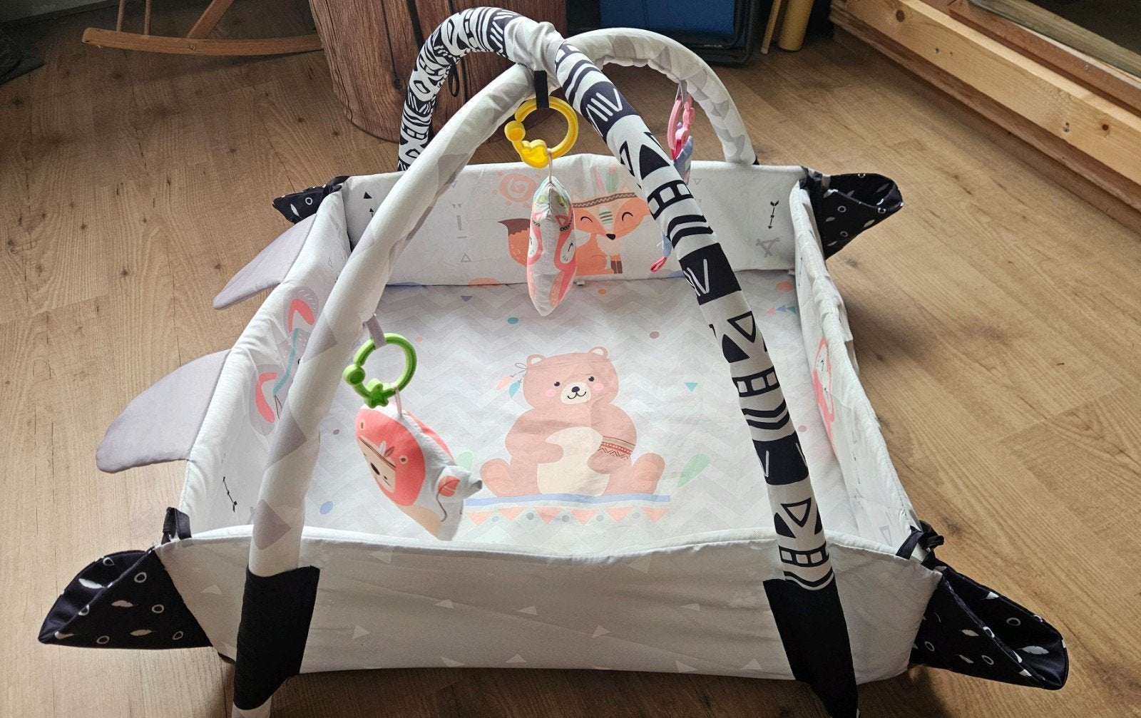 Speelkleed met speelboog en ballenbak voor baby's, Ophalen, Gebruikt, Speelkleed, Met geluid